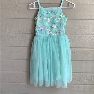 Turquoise mermaid dress